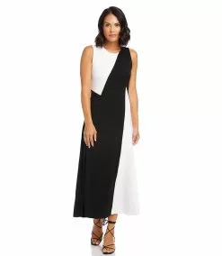 Karen Kane Sleeveless Colorblock Dress -karen kane Sales Shop karenkane 2023 spring 1L14341 BWW 002