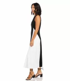 Karen Kane Sleeveless Colorblock Dress -karen kane Sales Shop karenkane 2023 spring 1L14341 BWW 004
