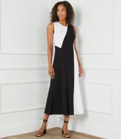 Karen Kane Sleeveless Colorblock Dress -karen kane Sales Shop karenkane 2023 spring 1L14341 BWW 006