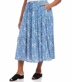 Karen Kane Plus Size Tiered Midi Skirt -karen kane Sales Shop karenkane 2023 spring 1L16616W PER 004 1