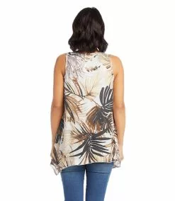 Karen Kane Uneven Hem Tank -karen kane Sales Shop karenkane 2023 spring 1L17615 PRT 003