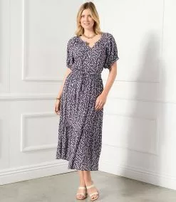 Karen Kane Plus Size Tiered Midi Skirt -karen kane Sales Shop karenkane 2023 spring 1L18617W DAI 005