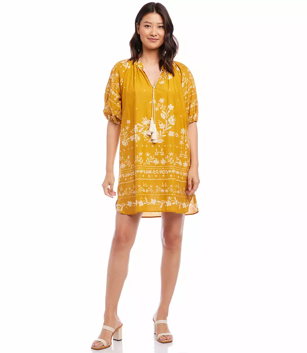 Karen Kane Puff Sleeve Tassel Dress 5 Karen Kane Puff Sleeve Tassel Dress - Image 3