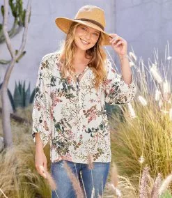 Karen Kane Blouson Sleeve Top