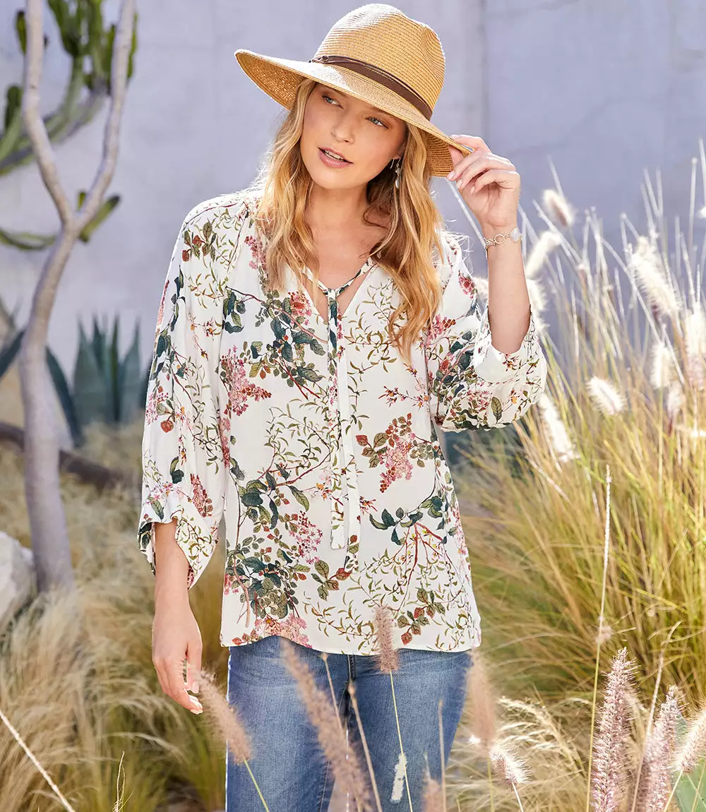 Karen Kane Blouson Sleeve Top 9 Karen Kane Blouson Sleeve Top - Image 7