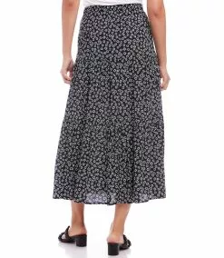 Karen Kane Tiered Midi Skirt -karen kane Sales Shop karenkane 2023 spring 1L22501 PRT 003