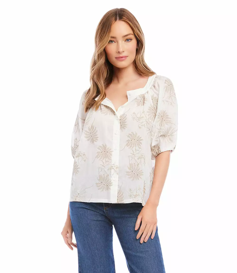 Karen Kane Embroidered Top 4 Karen Kane Embroidered Top - Image 2