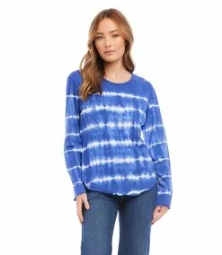 Karen Kane Long Sleeve Tie-Dye Tee