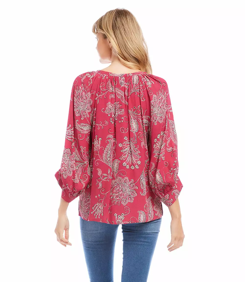 Karen Kane Blouson Sleeve Top 4 Karen Kane Blouson Sleeve Top - Image 2