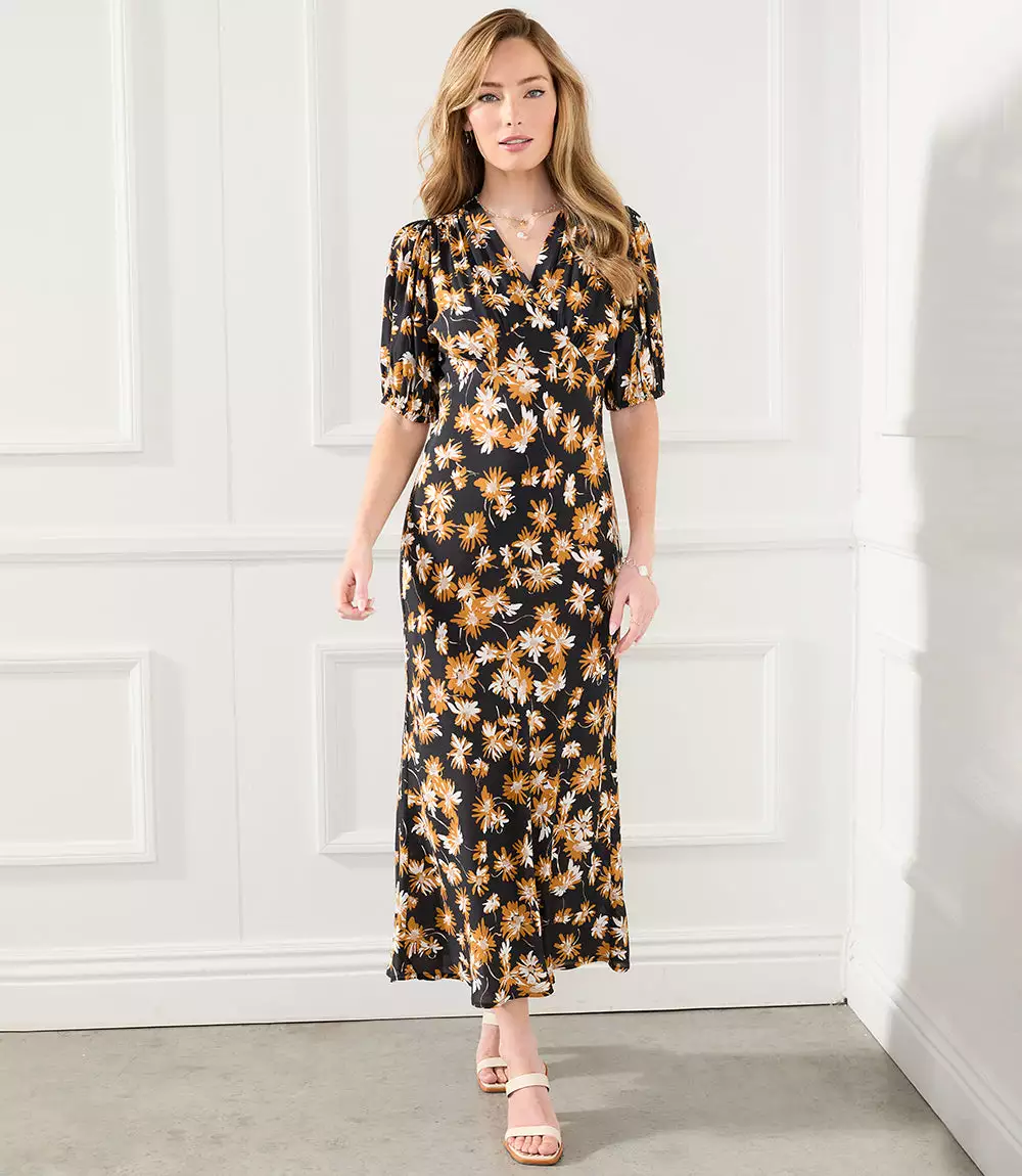 Karen Kane Bias Puff Sleeve Dress 8 Karen Kane Bias Puff Sleeve Dress - Image 6