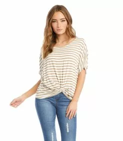 Karen Kane Twist Front Top
