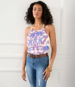 Karen Kane Shirred Tank