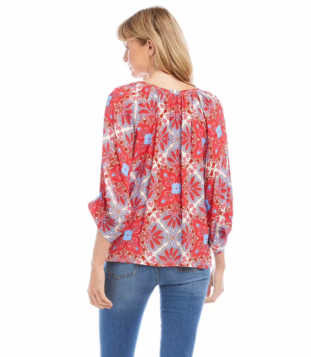 Karen Kane Petite Size Blouson Sleeve Top 4 Karen Kane Petite Size Blouson Sleeve Top - Image 2