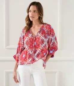 Karen Kane Blouson Sleeve Top