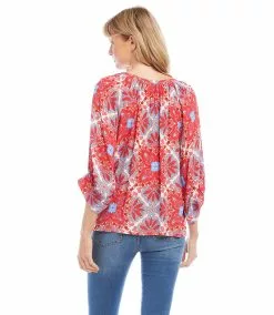 Karen Kane Blouson Sleeve Top -karen kane Sales Shop karenkane 2023 spring 1L45241 PRT 003