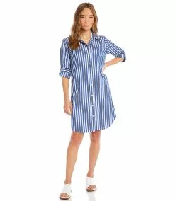 Karen Kane Stripe Shirtdress 17 Karen Kane Stripe Shirtdress -karen kane Sales Shop karenkane 2023 spring 1L45588 IND 006