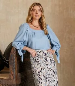 Karen Kane Square Neck Top