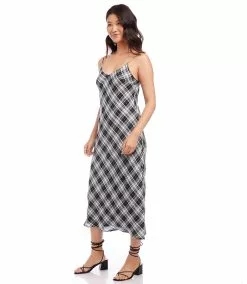 Karen Kane Bias Cut Midi Dress -karen kane Sales Shop karenkane 2023 spring 1L50120 PLA 005