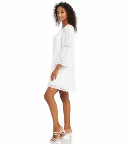 Karen Kane Mixed Lace Dress -karen kane Sales Shop karenkane 2023 spring 1L55221 OWH 005