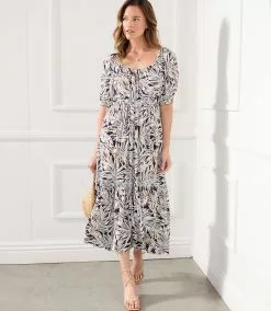 Karen Kane Puff Sleeve Dress