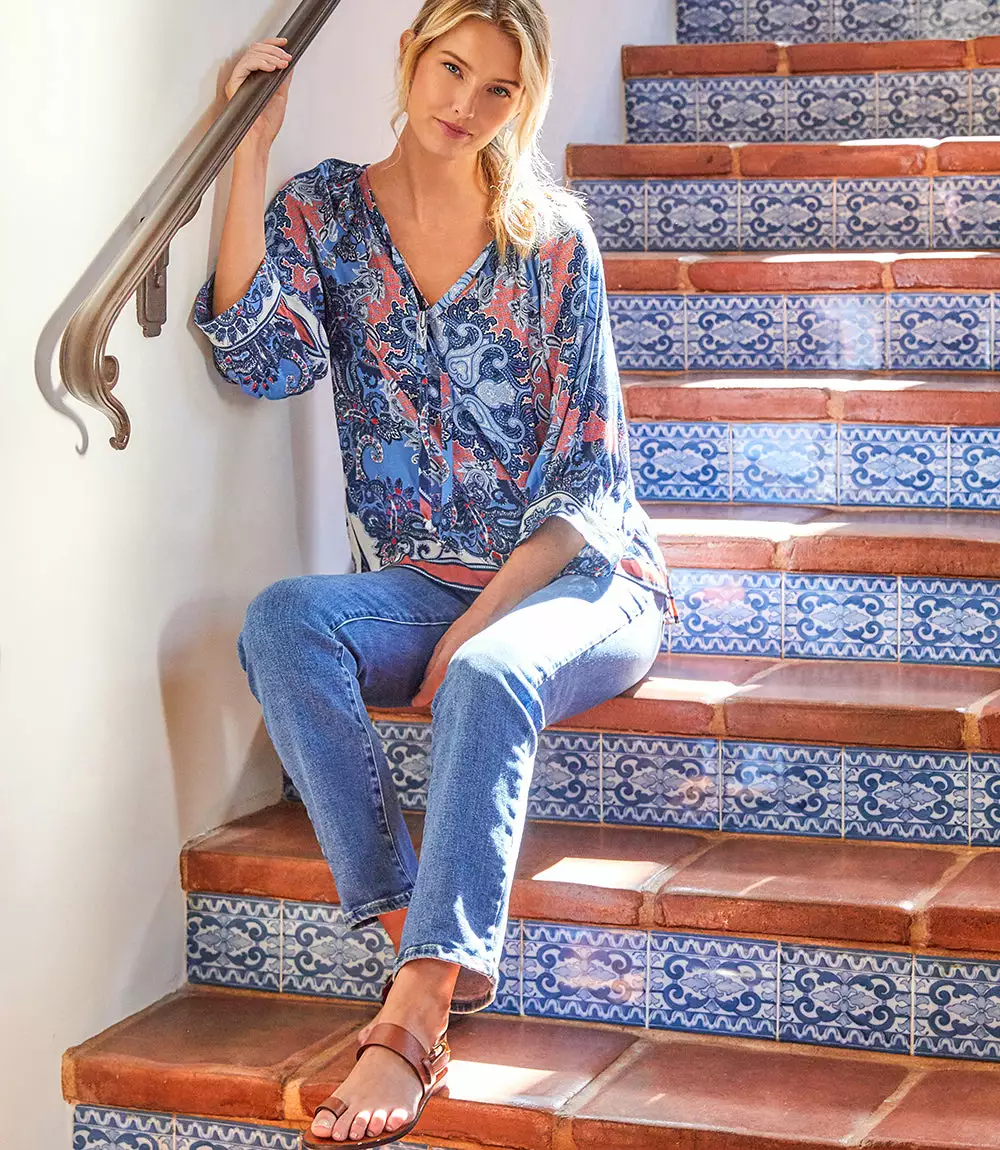 Karen Kane Blouson Sleeve Top 3 Karen Kane Blouson Sleeve Top