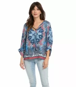 Karen Kane Blouson Sleeve Top 15 Karen Kane Blouson Sleeve Top -karen kane Sales Shop karenkane 2023 spring 1L74560 PRT 003