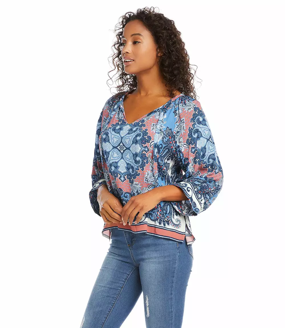 Karen Kane Blouson Sleeve Top 9 Karen Kane Blouson Sleeve Top - Image 7