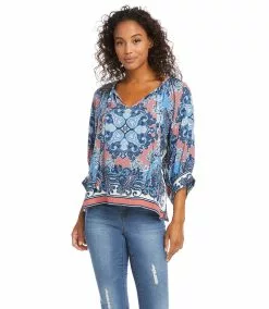 Karen Kane Blouson Sleeve Top 20 Karen Kane Blouson Sleeve Top -karen kane Sales Shop karenkane 2023 spring 1L74560 PRT 008