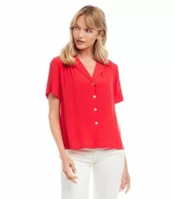 Karen Kane Petite Size Camp Shirt