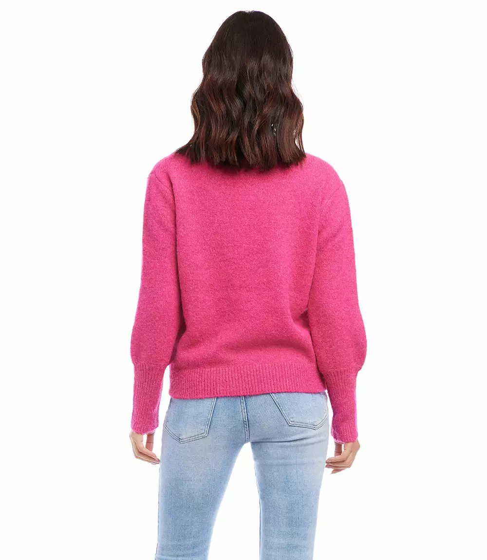 Karen Kane Blouson Sleeve Sweater 6 Karen Kane Blouson Sleeve Sweater - Image 4