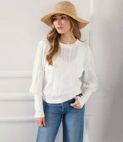 Karen Kane Pointelle Sweater