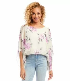 Karen Kane Blouson Scarf Top