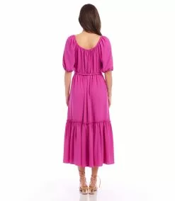 Karen Kane Puff Sleeve Dress -karen kane Sales Shop karenkane 2023 summer 2L09605 BER 004
