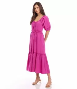 Karen Kane Puff Sleeve Dress -karen kane Sales Shop karenkane 2023 summer 2L09605 BER 005
