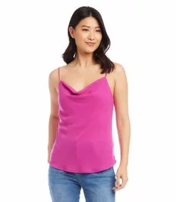 Karen Kane Drape Cami -karen kane Sales Shop karenkane 2023 summer 2L09609 BER 004