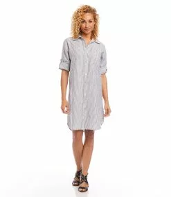 Karen Kane Linen Shirtdress -karen kane Sales Shop karenkane 2023 summer 2L10175 STP 002