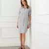Karen Kane Linen Shirtdress -karen kane Sales Shop karenkane 2023 summer 2L10175 STP 005