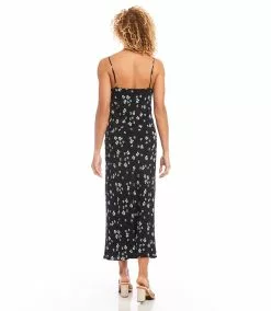 Karen Kane Bias Cut Midi Dress -karen kane Sales Shop karenkane 2023 summer 2L11042 PRT 003