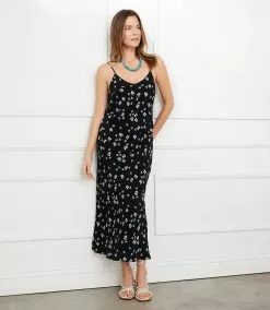 Karen Kane Bias Cut Midi Dress -karen kane Sales Shop karenkane 2023 summer 2L11042 PRT 005