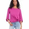 Karen Kane Petite Size Flare Sleeve Pick Up Top -karen kane Sales Shop karenkane 2023 summer 2L13011P BER 004