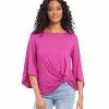 Karen Kane Flare Sleeve Pick Up Top -karen kane Sales Shop karenkane 2023 summer 2L13011 BER 001