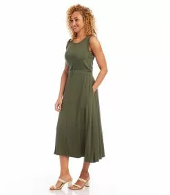 Karen Kane Sleeveless Artisan Dress -karen kane Sales Shop karenkane 2023 summer 2L13012 OLI 004