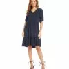 Karen Kane Puff Sleeve Tiered Dress -karen kane Sales Shop karenkane 2023 summer 2L13019 NAV 002
