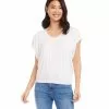 Karen Kane Extended Sleeve Top -karen kane Sales Shop karenkane 2023 summer 2L14224 WHT 001