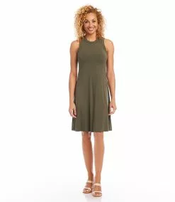 Karen Kane High Neck A-Line Dress
