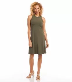 Karen Kane High Neck A-Line Dress -karen kane Sales Shop karenkane 2023 summer 2L14322 OLI 004