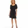 Karen Kane Short Sleeve Tiered Dress -karen kane Sales Shop karenkane 2023 summer 2L28400 BLK 001 scaled
