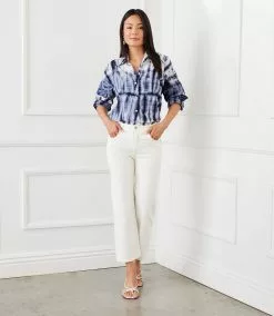 Karen Kane Tie Dye Shirt -karen kane Sales Shop karenkane 2023 summer 2L35546 TD 007