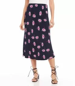 Karen Kane Bias Cut Midi Skirt