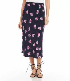 Karen Kane Bias Cut Midi Skirt -karen kane Sales Shop karenkane 2023 summer 2L44593 DAI 005